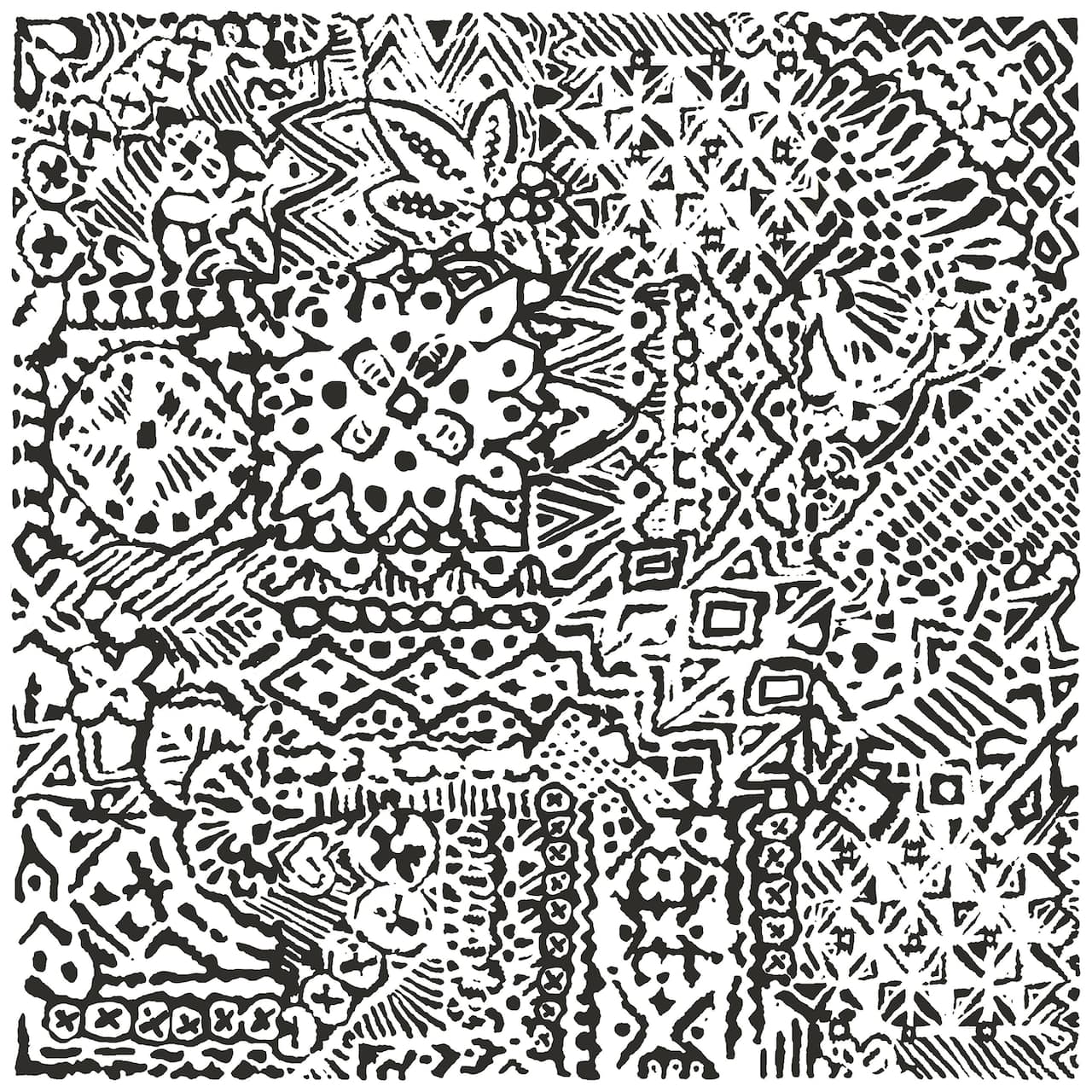 FloorPops Reo Charcoal Peel & Stick Floor Tiles